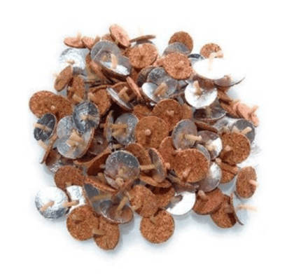 Ayushmann Traders Floating Wicks/Cork Floating Oil Wicks/Floating Candles (Pack of 100)
