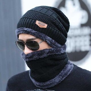 Eastern Club Self Design Beanie (Pack Of 2)