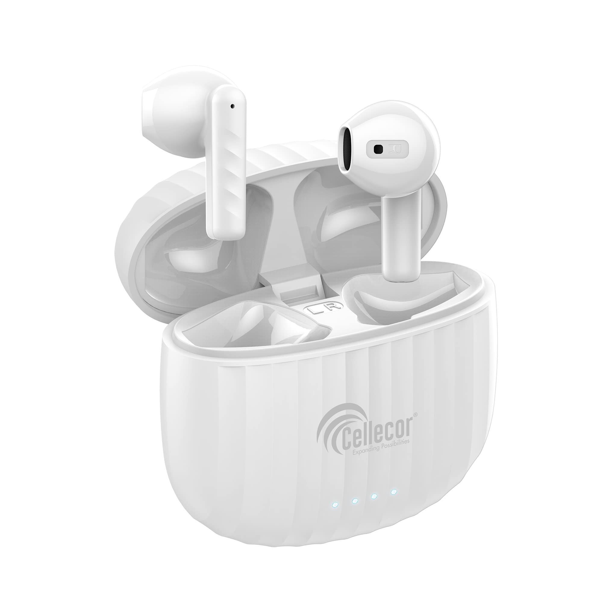 CELLECOR BroPods CB05 Waterproof Earbuds with 25 Hours Playtime, Auto Pairing, 13mm Driver, 5.1V Bluetooth Headset (Black )